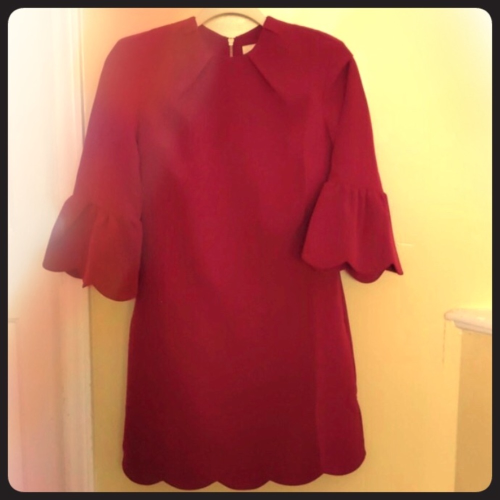 Lauren James cranberry dress